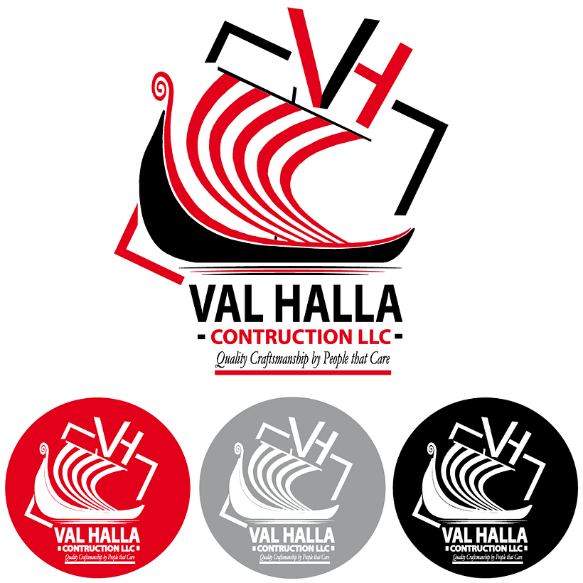 Vall Halla Construction LLC,  LOGTYPE COLOR 1