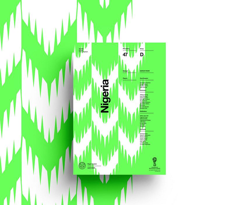 Carteles minimalistas para el Mundial de Rusia 2018 7
