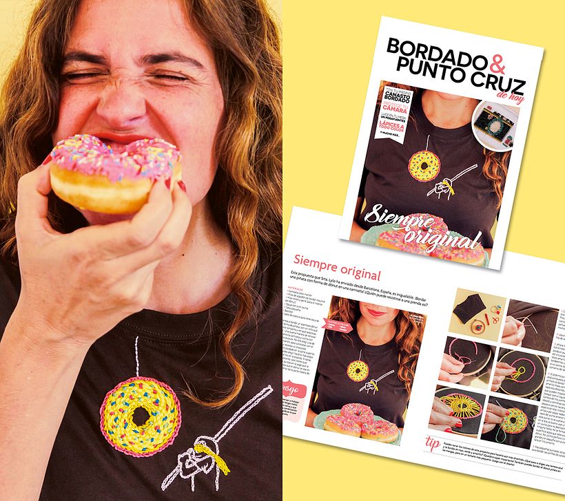 Colección de fascículos "Bordado de Hoy" 15