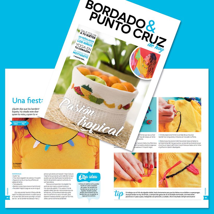 Colección de fascículos "Bordado de Hoy" 13