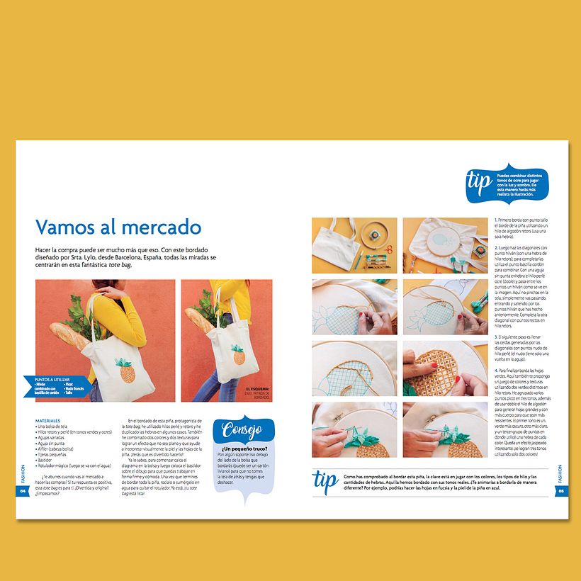 Colección de fascículos "Bordado de Hoy" 10