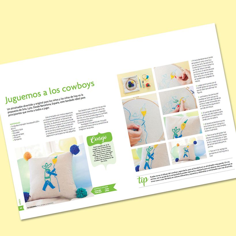 Colección de fascículos "Bordado de Hoy" 8