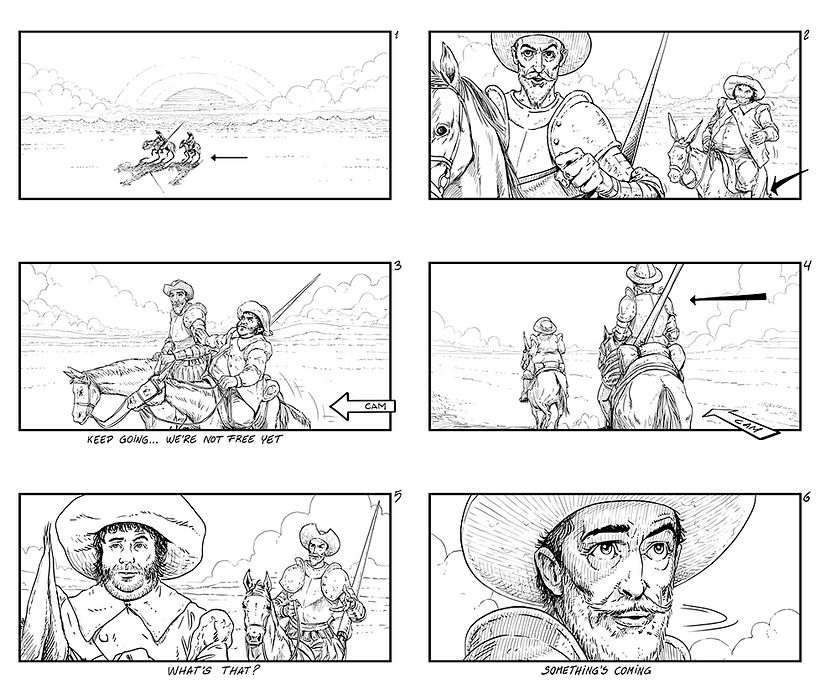 The Man Who Killed Don Quixote - Storyboards 2