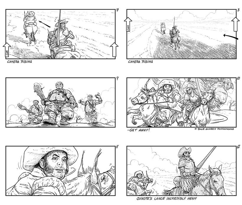 The Man Who Killed Don Quixote - Storyboards 3