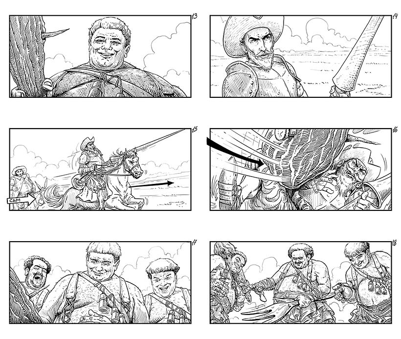 The Man Who Killed Don Quixote - Storyboards 4