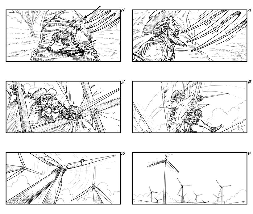 The Man Who Killed Don Quixote - Storyboards 5
