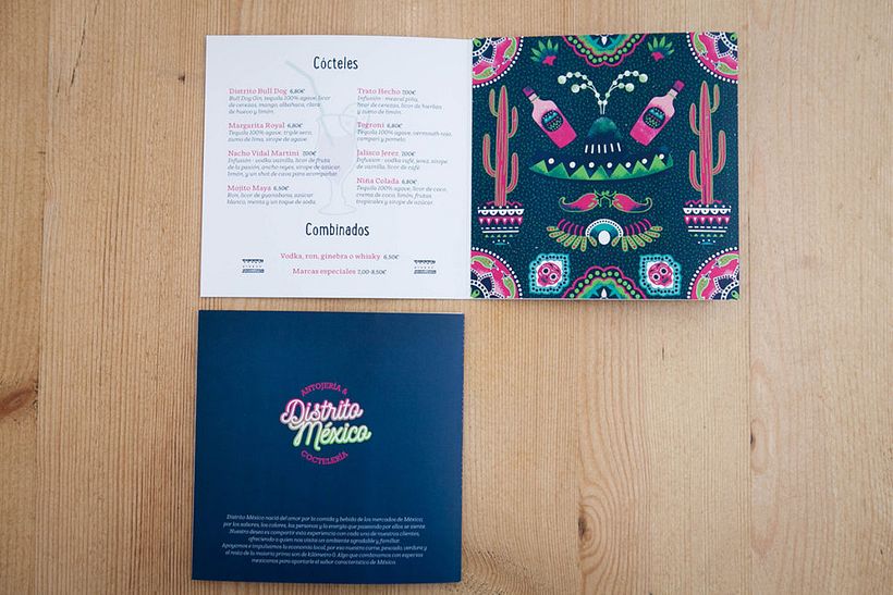 Distrito México Cartas Menú 2