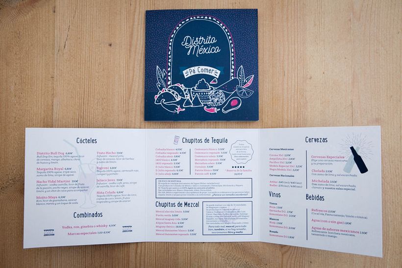 Distrito México Cartas Menú 3