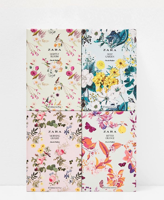 Printontwerp voor de nieuwe parfums van Zara 0