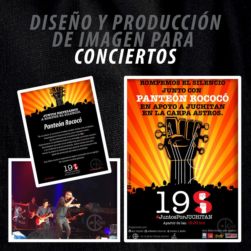 Diseño y Producción de imagen para conciertos -1