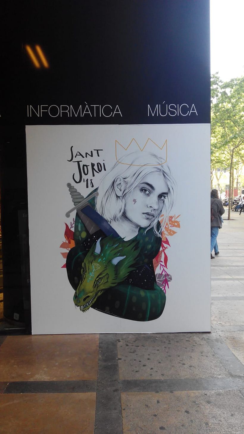 Sant Jordi para FNAC BCN. 2018. 3
