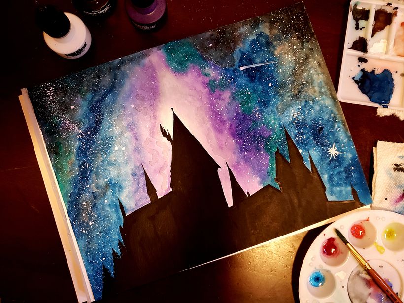 Mi Proyecto del curso: Técnicas modernas de Acuarela - Aquarellmalerei