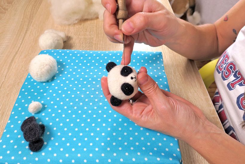 Projekty z mojego kursu filcowania igłowego na Domestika 1