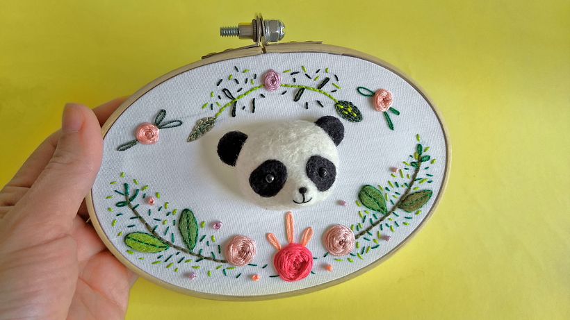 Projekty z mojego kursu filcowania igłowego na Domestika 3