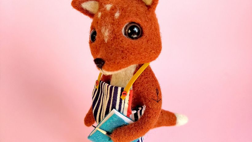 Projekty z mojego kursu filcowania igłowego na Domestika 26