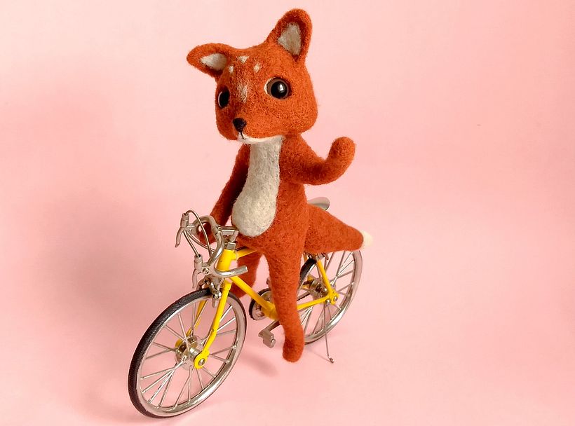 Projekty z mojego kursu filcowania igłowego na Domestika 24