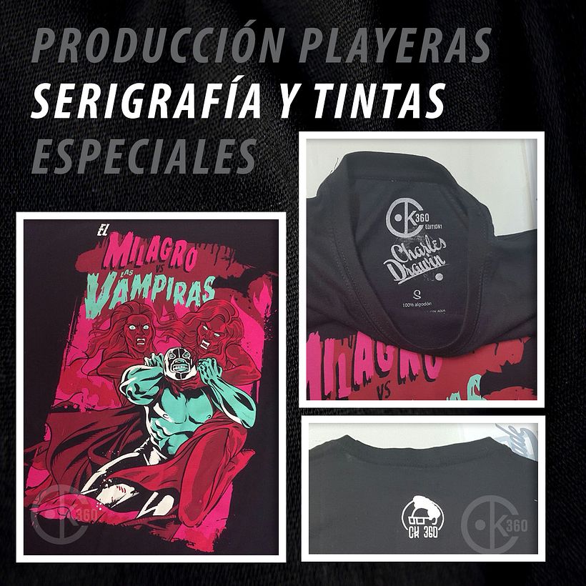Playeras Serigrafía y tintas especiales -1