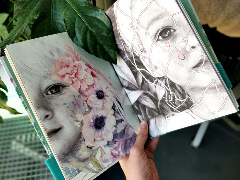 Ilustración para "El futuro es femenino".  1