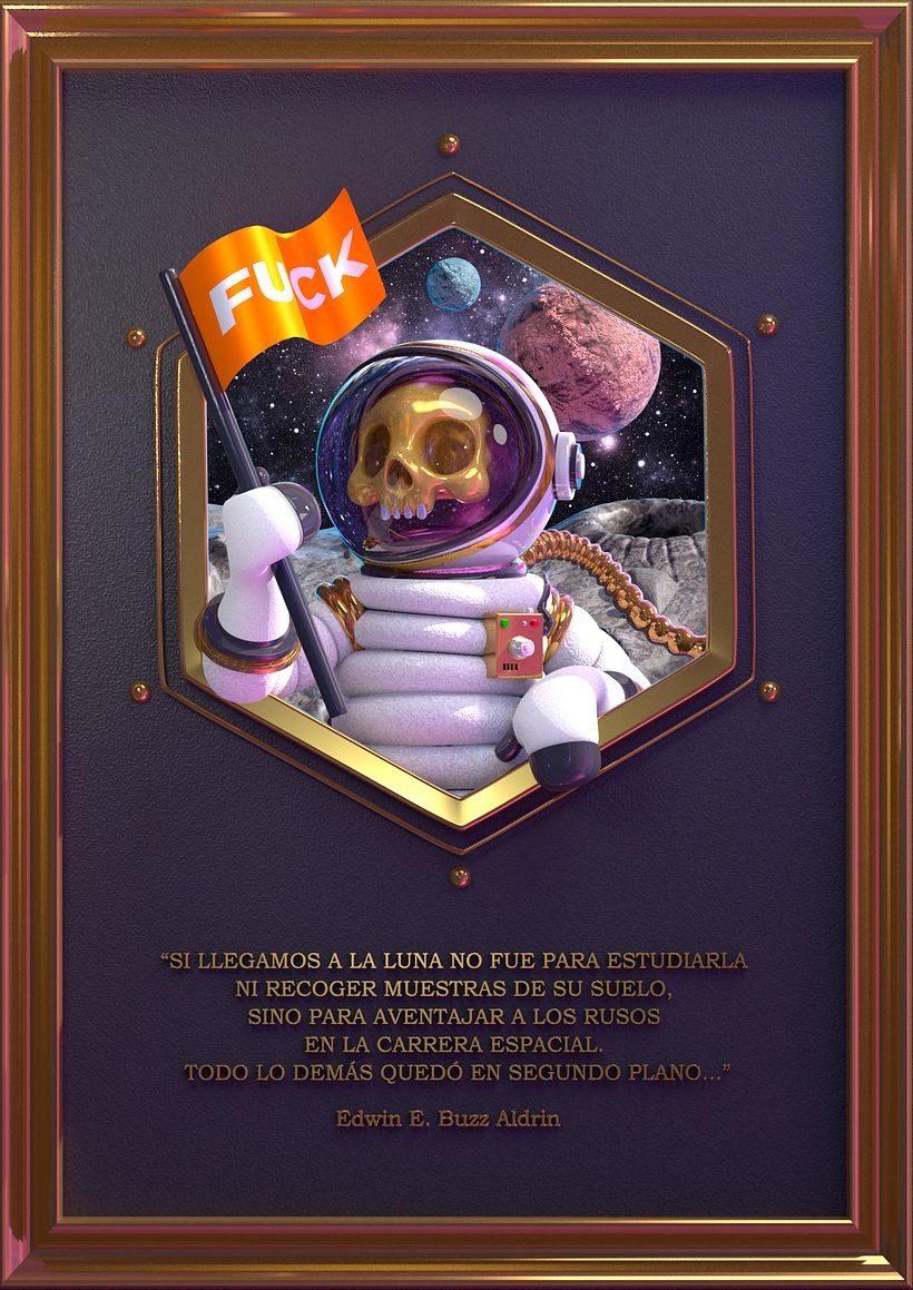 SKULL SPACE FUCK - 3D