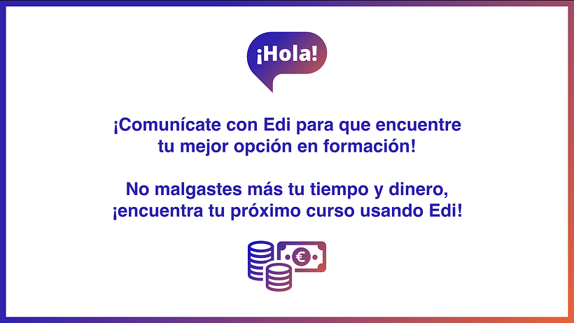 UX/UI Design App - EDI 1