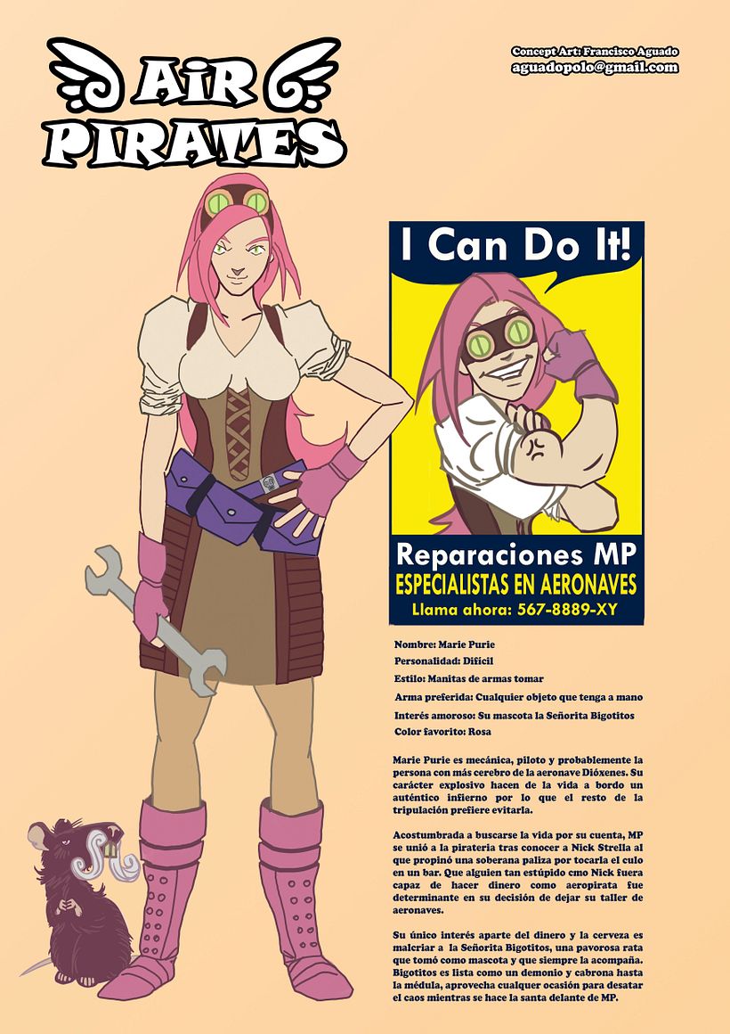 AIR PIRATES - Character Design -1