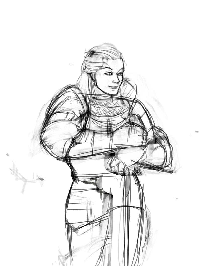 Knight Eude - Character Design 4