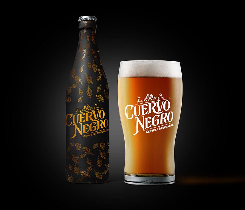 Creación de Marca - Cuervo Negro Cerveza Artesanal 5