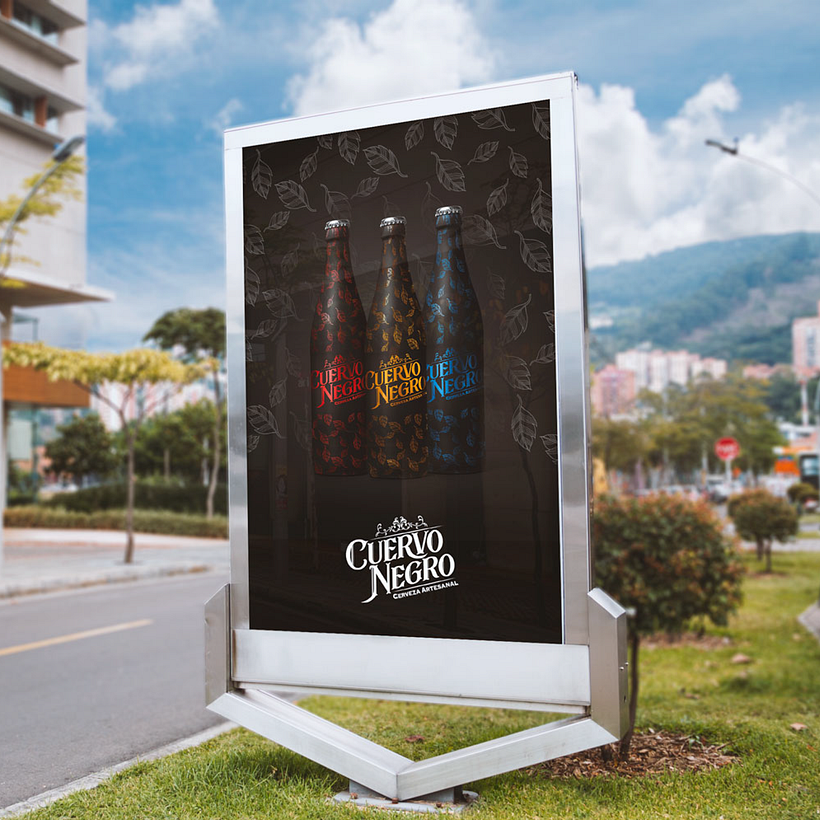 Creación de Marca - Cuervo Negro Cerveza Artesanal 4