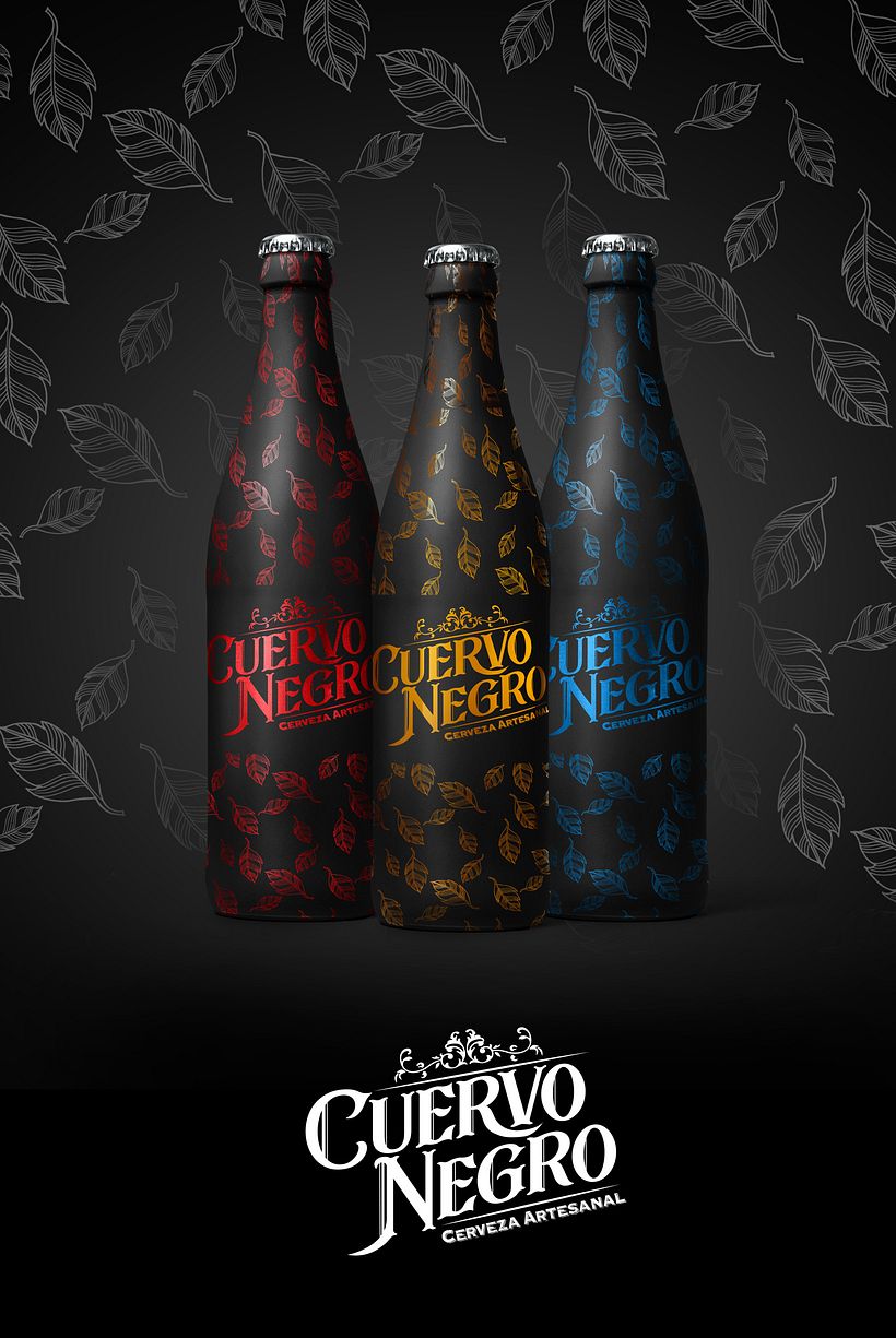 Creación de Marca - Cuervo Negro Cerveza Artesanal 2