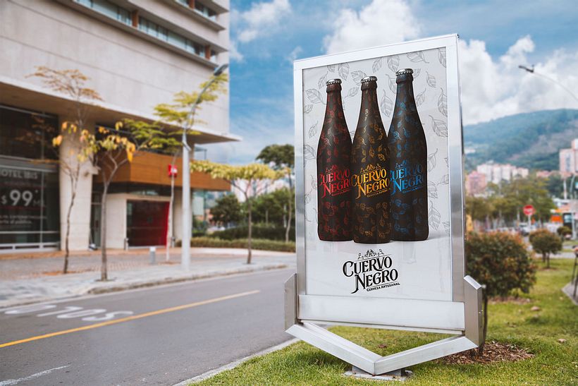 Creación de Marca - Cuervo Negro Cerveza Artesanal 9