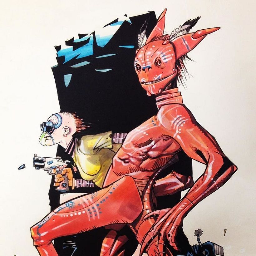 Jamie Hewlett: de Gorillaz, demonios, dioses y chicas anarquistas 9