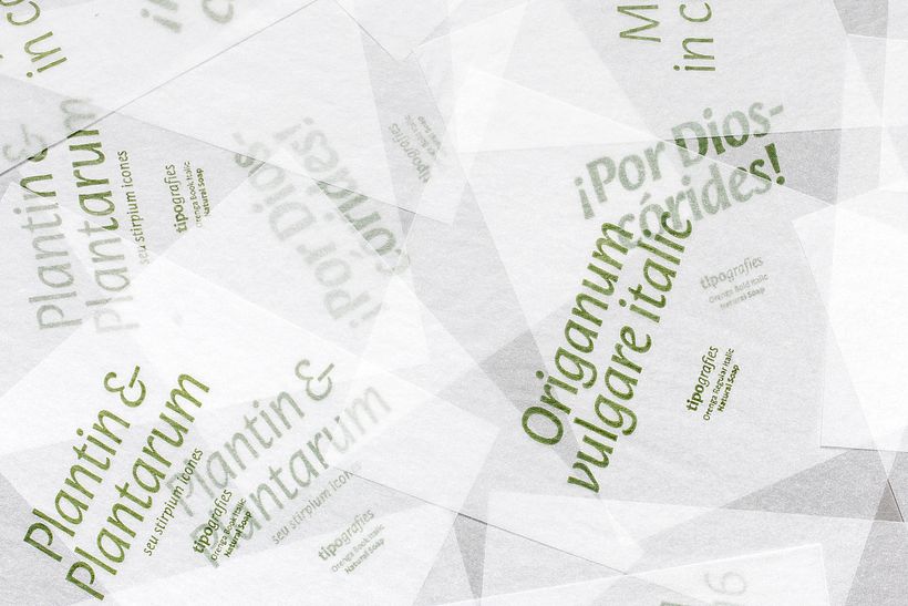 Orenga, tipos móviles de jabón 13