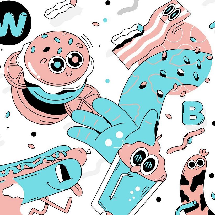 Iván Mayorquín ilustra con sarcasmo y humor negro 11