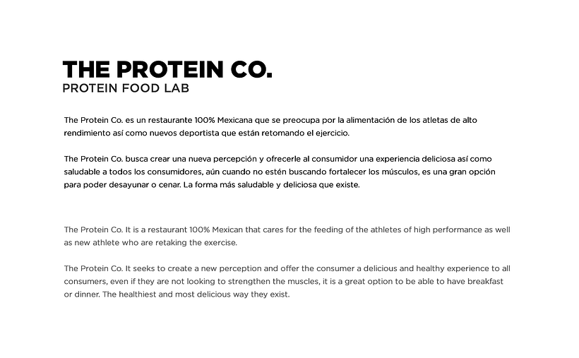 The Protein Co. - Identidad de Marca 1