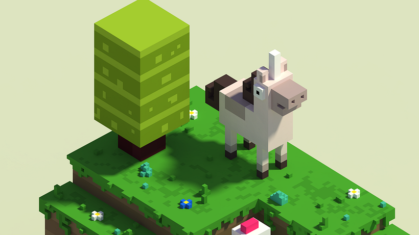 Crossy Road Fan Art con MagicaVoxel 6