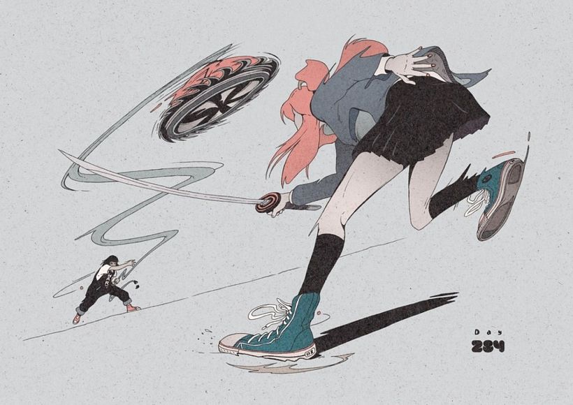 DirtyRobot ilustra la juventud más futurista 6