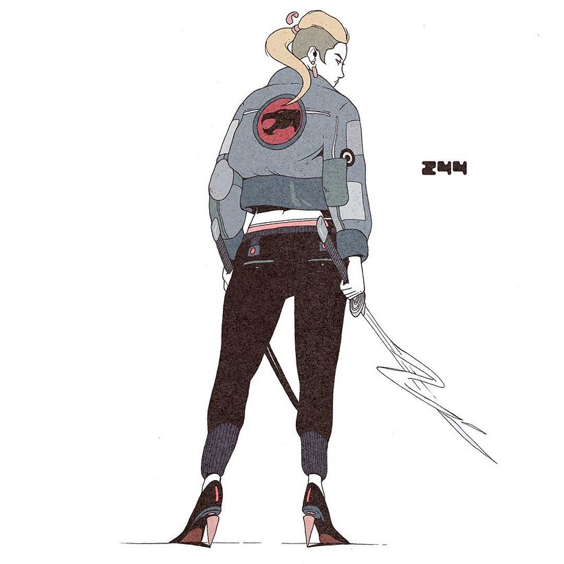 DirtyRobot ilustra la juventud más futurista 8