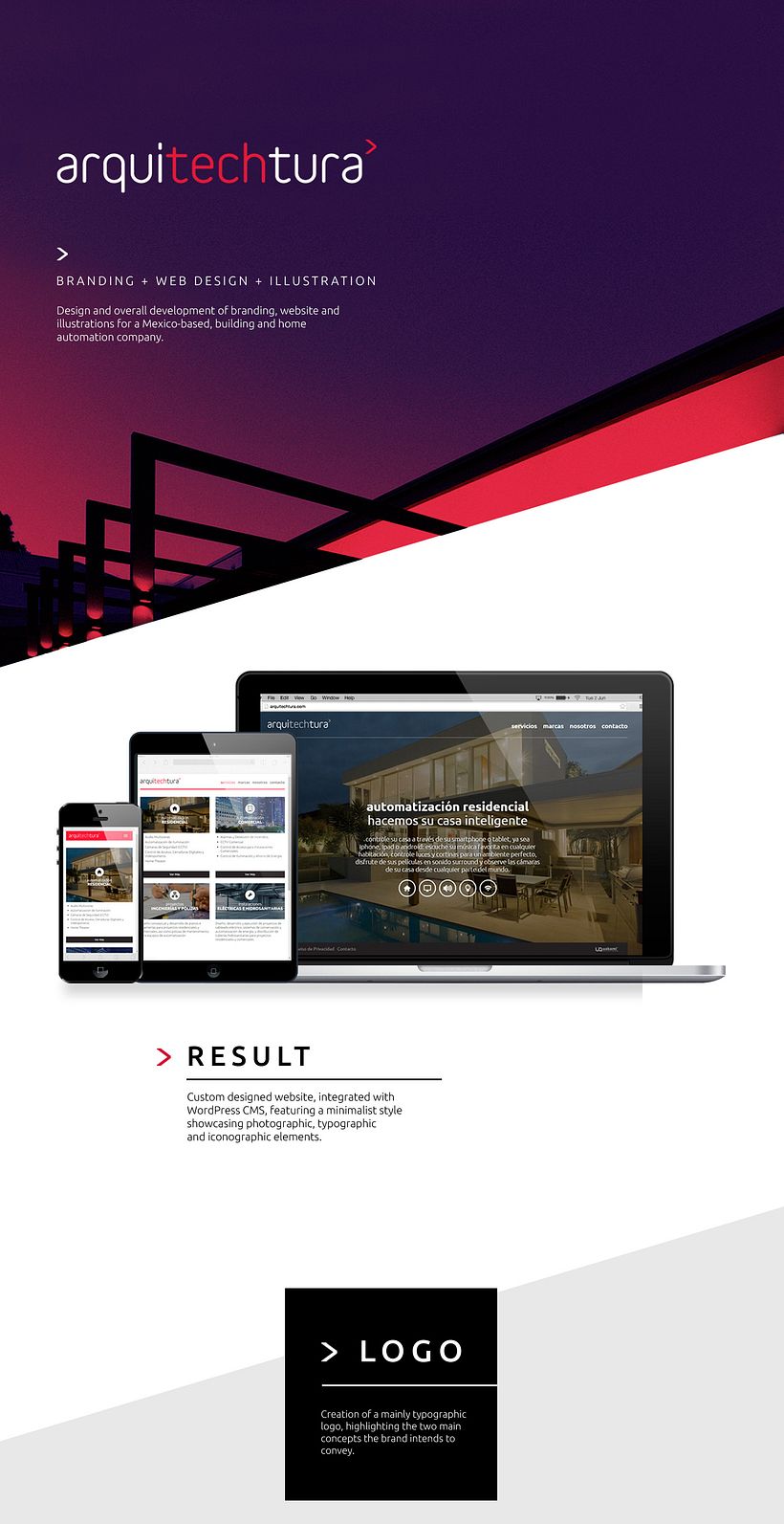 Arquitechtura - Web Design + Branding + Illustration 0