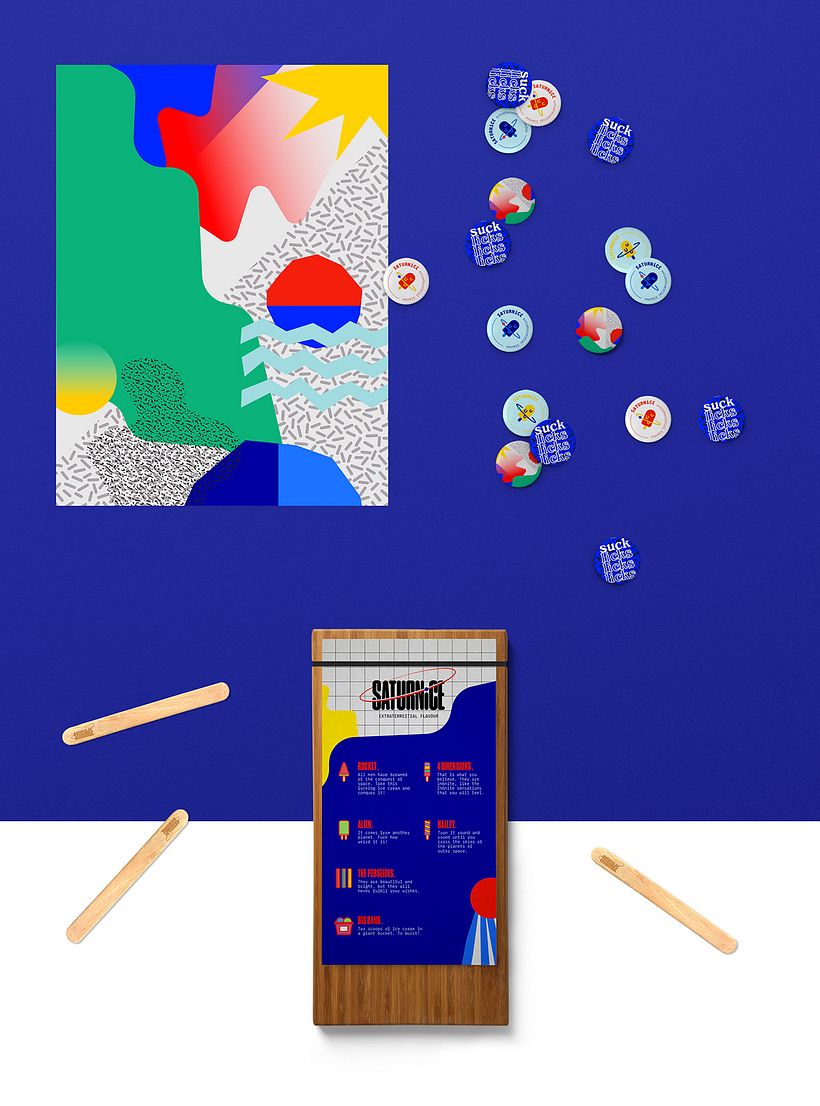 SATURNiCE | Ice Cream Van Branding 7