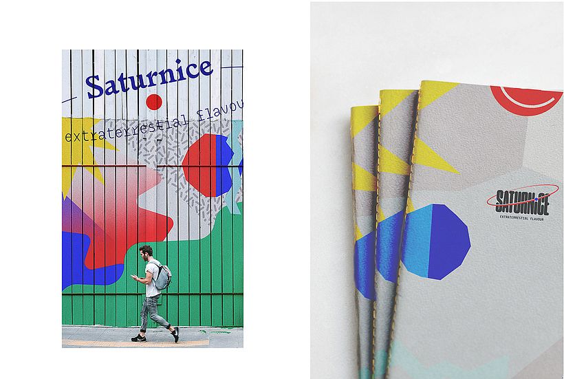 SATURNiCE | Ice Cream Van Branding 8