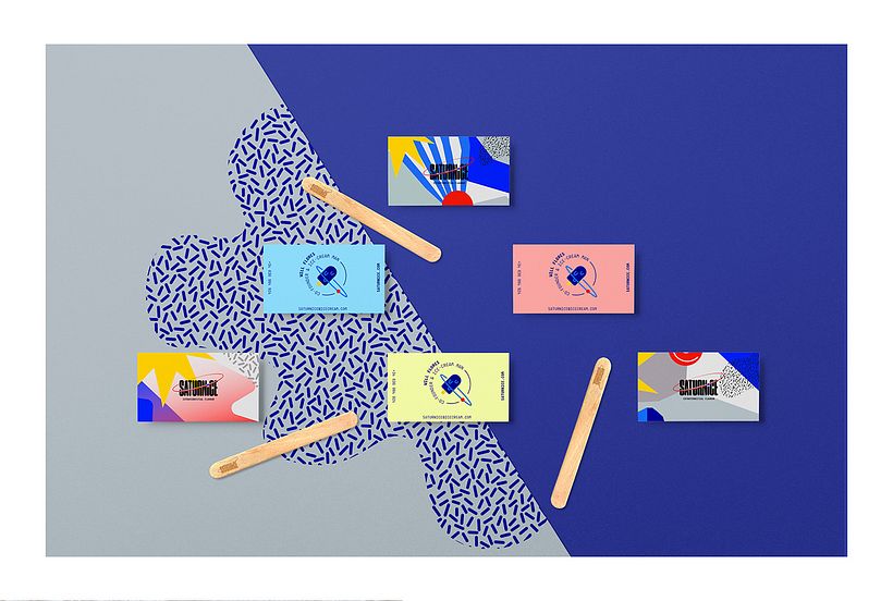 SATURNiCE | Ice Cream Van Branding 6