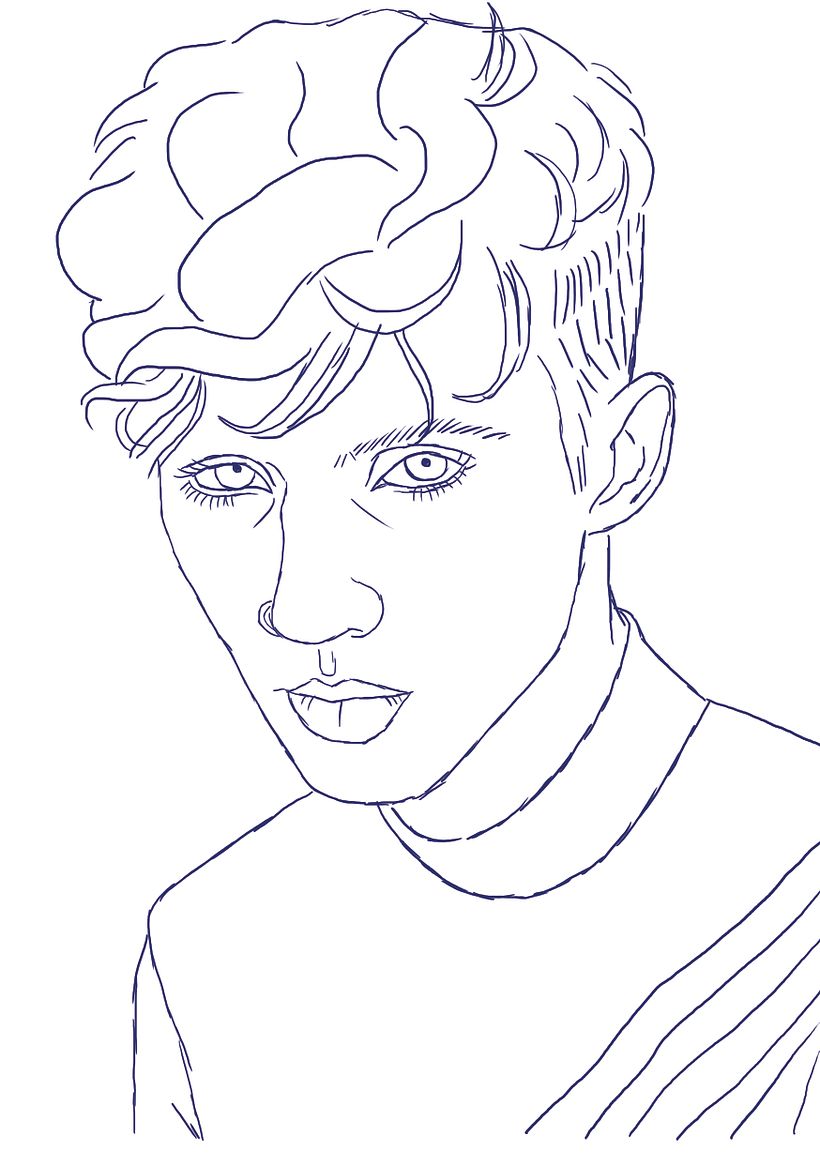 Troye Sivan's  Portrait 3