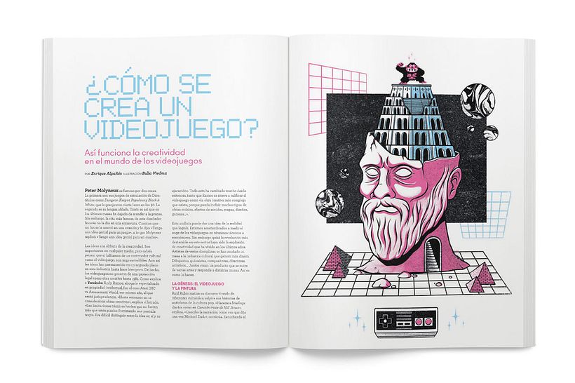 Videojuegos y Creatividad - Ilustración tradicional