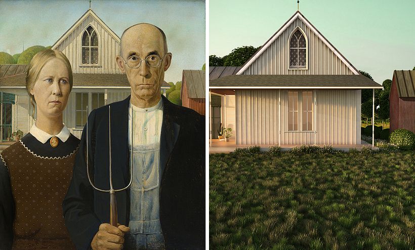 Cuadros famosos reinterpretados en 3D 7