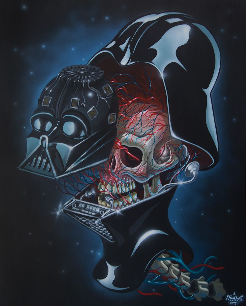 La anatomía toma las calles de la mano del artista urbano Nychos 6