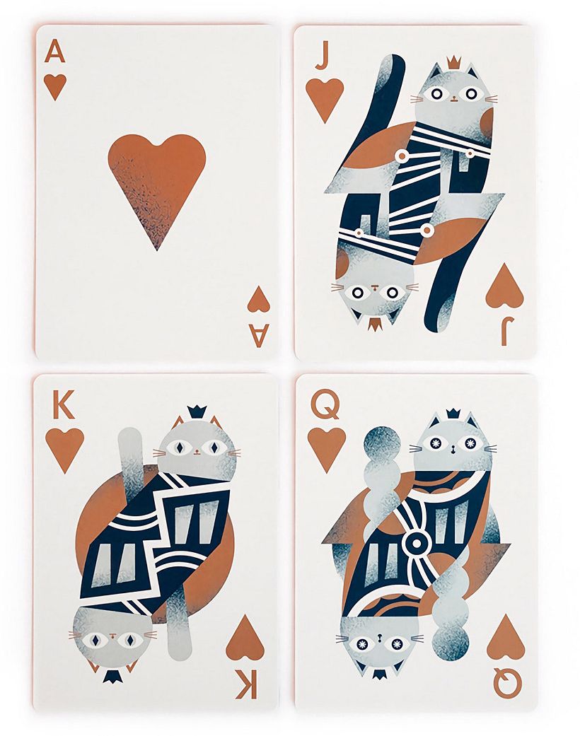 La baraja gatuna ilustrada de Malota 6