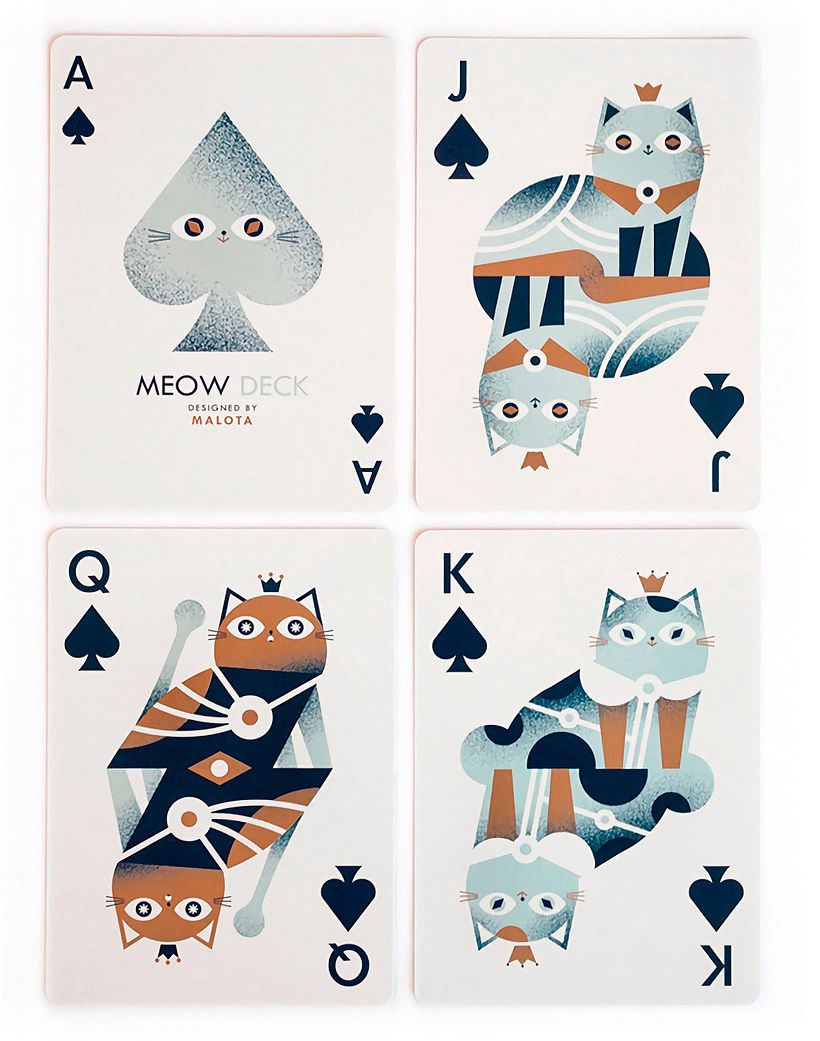 La baraja gatuna ilustrada de Malota 7