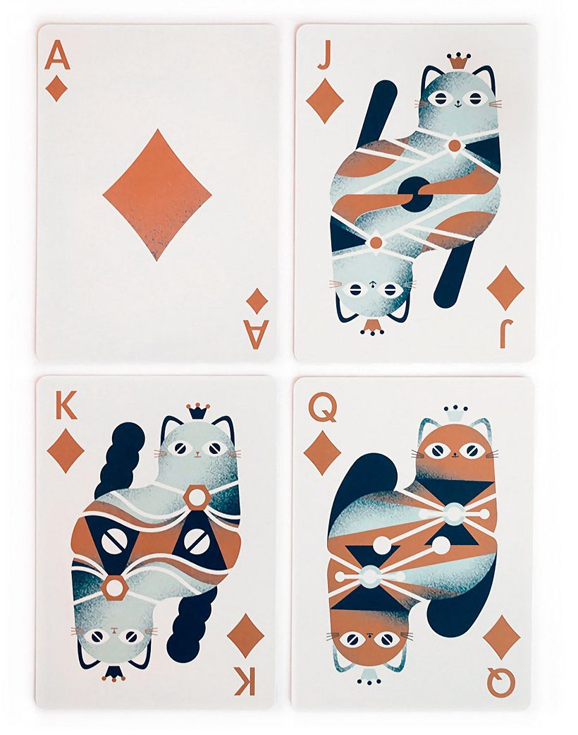 La baraja gatuna ilustrada de Malota 8