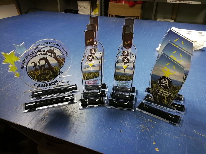 Trofeos I Feria del Ron y la Caña de Azucar 2