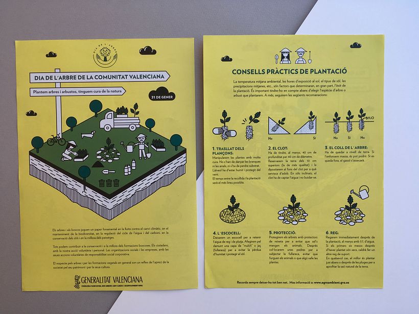 Folleto para Centro de Educación Ambiental de la Comunidad Valenciana, CEACV. 1